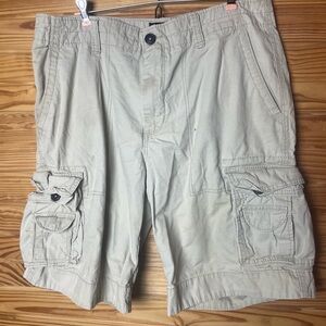 Aeropostale Men's Cargo Shorts Size34 Light Tan